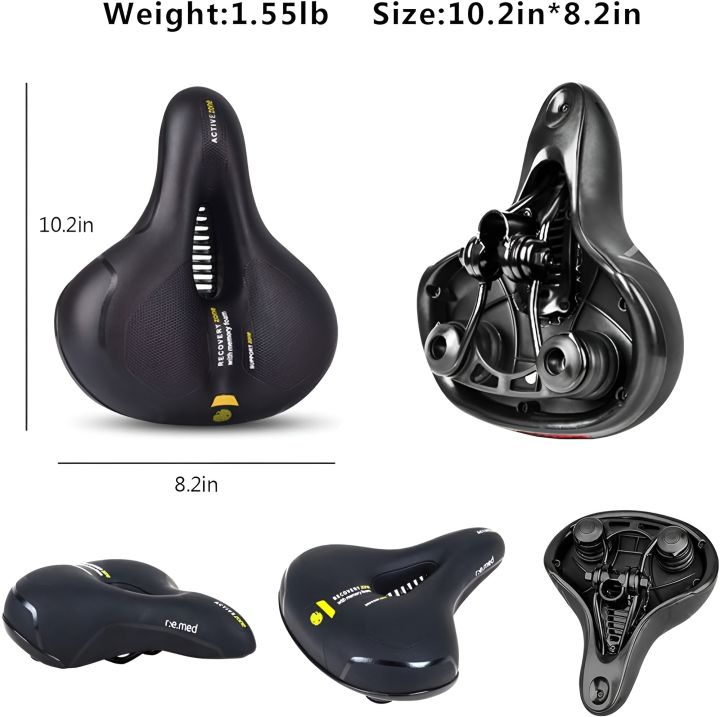 I and r store Phoenix Bicycle Seat Bicycle Saddle Breathable Shock Absorber Bike Seat Foldable Bicycle Thickened Sponge Seat Mountain Bike Riding Equipment Bicycle Accessories
