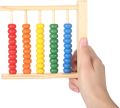 Wooden Abacus, Colorful Beads, Counting and Numbers, Learning Abacus, Addition and Subtraction Arithmetic Teaching Tools. 
