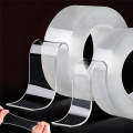 Pack of 2 - 3 Meters Double-Sided Nano Tape | Strong, Transparent Adhesive Tape for Heavy-Duty Mounting and Multi-Purpose Applications - Reusable, Removable, and Versatile Sticky Tape. 
