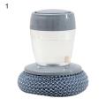 Palm Scrubber Multifunctional Portable PED Kitchen Soap Dispensing Palm Brush for Home. 