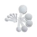 10pcs Black Plastic Measuring Spoons Cups Measuring Set Tools For Baking Coffee. 