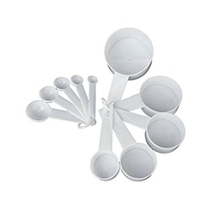 10pcs%20Black%20Plastic%20Measuring%20Spoons%20Cups%20Measuring%20Set%20Tools%20For%20Baking%20Coffee%20-%20Image%204