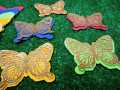 Pack of 30 butterflies :: multicolor for scrapbook, journaling, card making, Customized and handmade diecuts. 