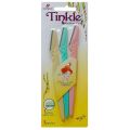 Original Tinkle Pack of 3 Tinkle Eyebrow Razor, 3pcs twinkle razor set Facial Hair Remover Eyebrow Trimmer, Sharp Mini Makeup Shaper, Lip Razor Beauty Tool Eyebrow Trimmer and Shaper Pain free Alternative for Beautiful Eyebrows (Pack of 3). 