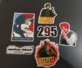 SIDHU MOOSE WALA Premium Glossy Stickers 25pcs Pack ideal for journaling skateboard notebook mobile case. 