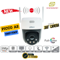 DAHUA PICCO A2 Camera 3MP-5MP Outdoor Pan/Tilt 360 WIFI Camera, Color Night Vision,  Memory Card Camera With Official Brand Warranty. 