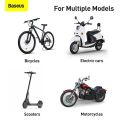 BASEUS Bike Mobile Holder, Adjustable Mobile Mount for Bike, Motorcycle, Bicycle, Compatible with iPhone & Android Devices. 