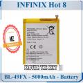 BL-49FX ORIGINAL BATTERY FOR INFINIX HOT 8 / HOT 8 LITE /HOT 9 / HOT 9 PLAY BL 49FX 5000MAH CAPACITY BRAND NEW BATTERY FOR BL49FX MOBILE. 