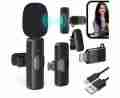 K8 Wireless Microphone Universal Plug Play Mini Collar Clip Microphone Transmitter for Mobile Phone type c. 