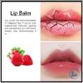 Lip balm Emoji Fruit Flavor - Pure Natural Cute Round Ball Lips Blam Nourishing Repair. 