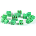 50pcs Kf350-2p 3p 3.5mm 300v 10a Pitch 2 3 Pin Spliceable Plug-In Screw Terminal Block Connector For 24-18 Awg Cable Kf350. 
