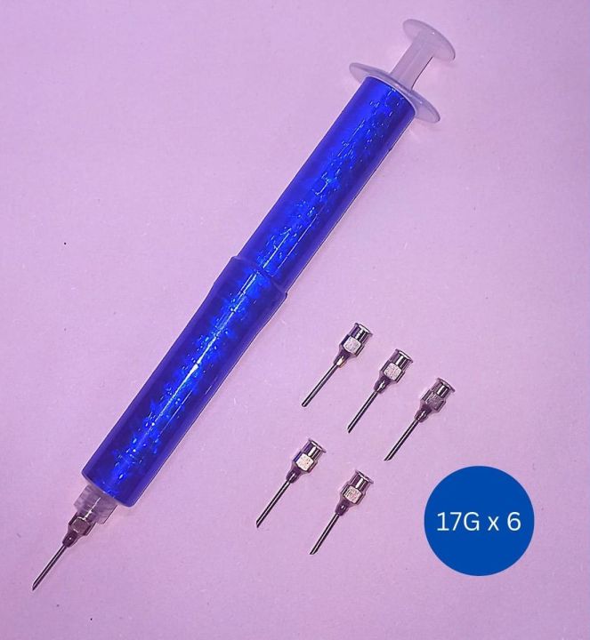 Mehndi Injection Pen with 6 NOZZLES, Create Amazing Henna Designs by Henna Applicator Pen