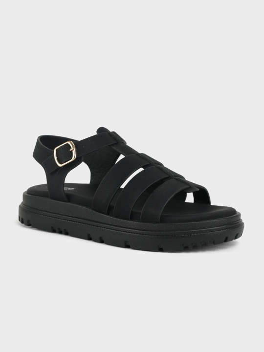 Unze London Womens "HARUKO" Casual Comfort Sandals For Women - Comfort Sandals For Women