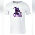 White Cotton T shirt Fortnite Raven Gaming Gamer Boys Top T-shirt Pub G. 