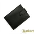 Dollar Size Brown Leather Wallet. 