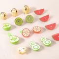Magnetic Wooden Cutting Fruits Vegetables Pretend Play Simulation Kitchen Toys Classic Game Montessori Educational Toys For Kids. 