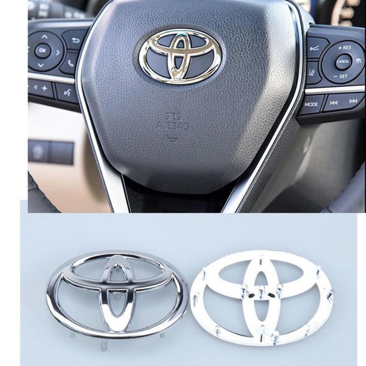 Toyota Steering Wheel Emblem | Steering Monogram Orignal | Chrome Logo | Toyota Logo