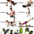 REVOFLEX Xtreme Advanced Abdominal Core Muscle Workout Home Trainer, Black. 