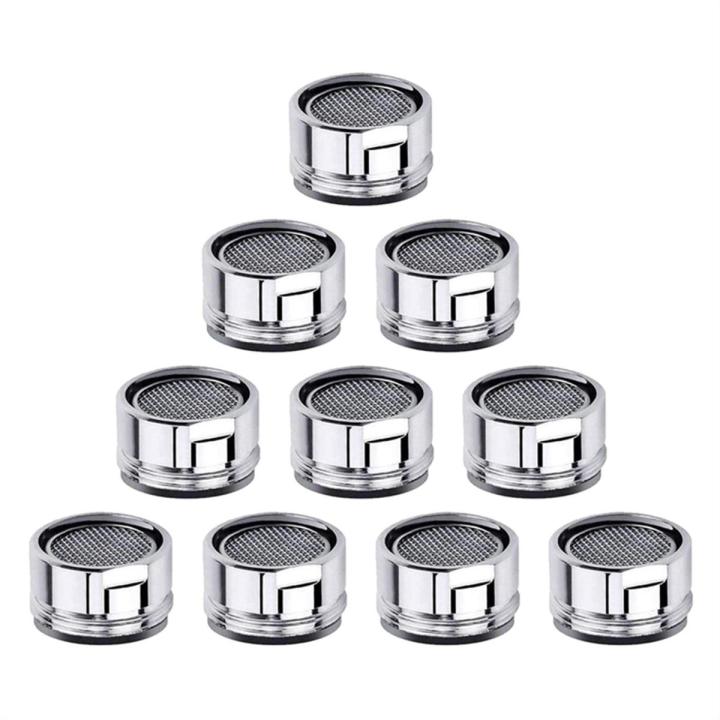10PCS Faucet Aerator Kitchen Sink Aerator Replacement Parts Replacement Parts with Brass Shell and Gasket for Kitchen Bathroom