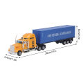1:65 Container Truck Toy Container Tractor Trailer Model Toy Truck. 