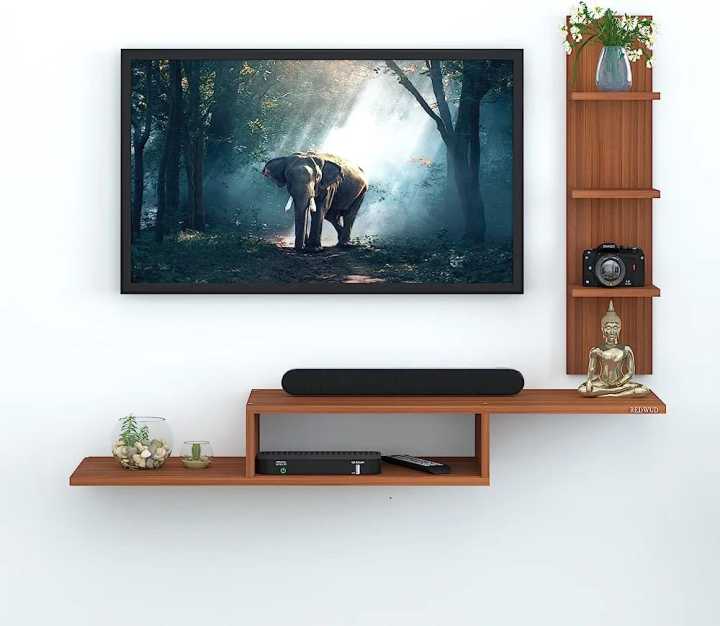 Led tv shelf Wall mounted lcd racks Tv entertainment unit Wall shelf Floating tv stand