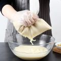 Kitchen Drawstring Filter Bags / Portable Reusable Soy Juice Milk Coffee Mesh Strainer Bag. 
