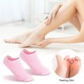 1 pair Silicone Elastic Moisturizing Foot Socks, Spa Massage Moisturizing Gel Socks for Dry Cracked Feet. 