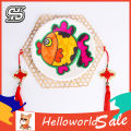 Bamboo Steaming Mat Washable Hexagonal Meal Mat Coaster Sushi Plate. 