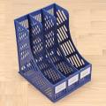 3 Portion Magazine File Documents Holder. 