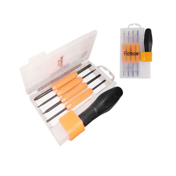 Hoteche 8-in-1 Screwdriver Set HRC Black Finished CrV MAterial