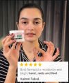 Cheek and chin hand and foot whitening cream. 