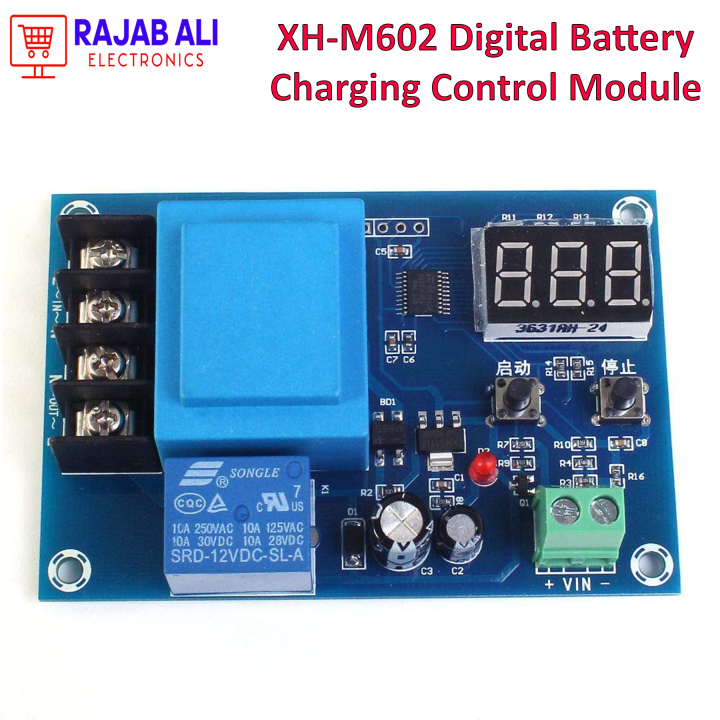 XH-M602 Digital Control Battery Charging Control Module AC 220V Lithium ...