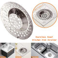 Stainless Steel Kitchen Sink Strainer Sink Filter Food Slag Filter Bath Basin Drain Filter Portable Waste Collector Bathroom Water Strainer. 