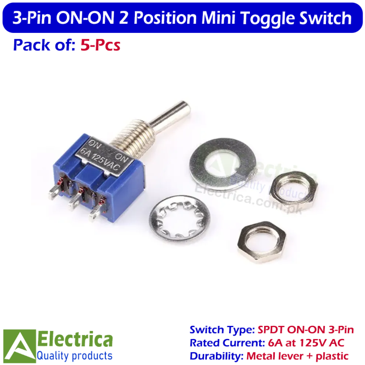 5Pcs%20Blue%20Mini%20Toggle%20Switch%203-Pin%20ON-ON%202%20Position%20SPDT%206A%20125V%20for%20DIY%20&%20Electronics%20by%20Electrica%20-%20Image%204