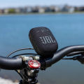 JBL Wind 3 FM Bluetooth Handlebar Speaker, Black. 
