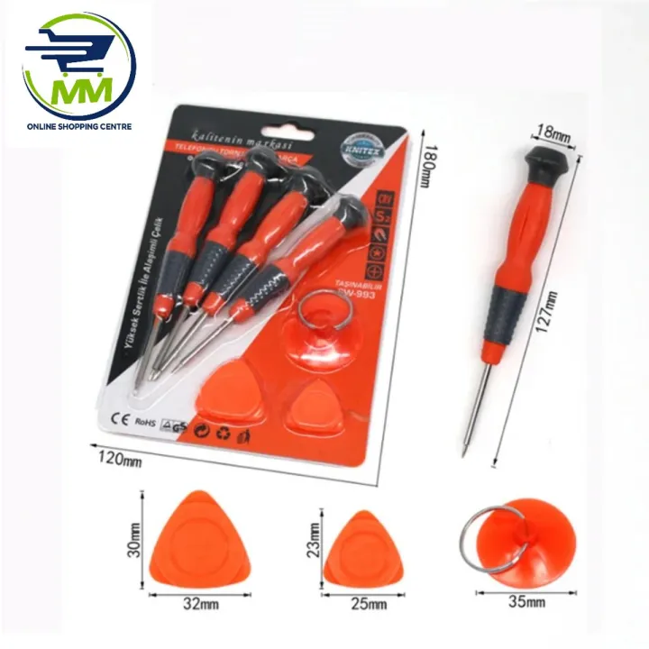 Best Quality 7 in1 Mobile  Screen Battery Replace Repair Tool Kit Electronics Screwdriver Set for Cell Phone Computer Tablets Repair