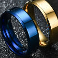Wide Anti-rust Men Ring Stainless Steel Simple Exquisite Engagement Ring Fashion Jewelry. 
