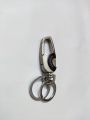 Unique Style Stainless Steel Key Ring with Double Hook Chrome Plated key Chain Best Keychain For Gift High Premium Quality China Imported. 