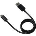Motorola Turbo Power Data Charging Cable USB-A to USB-C Black. 