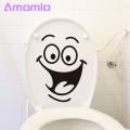 Amamia Toilet Sticker Waterproof Bathroom Toilet Seat Art Wall Sticker Home Decor. 