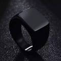 Original men ring matt black titanium stainless steel ring for men superior quality gents ring outclass neat finishing. 