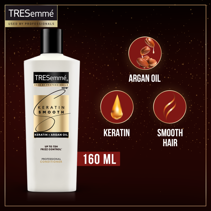 Tresemme Conditioner Keratin Smooth & Straight - 160ML