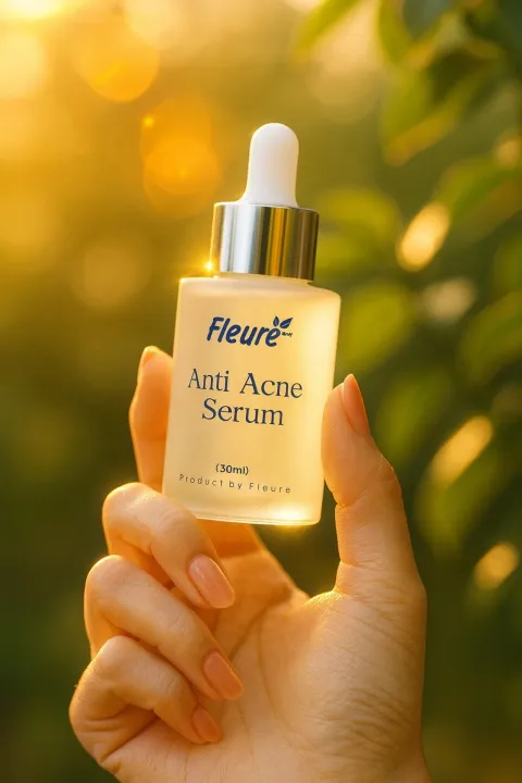 ORANGLES Fleure Anti Acne Serum - 30ml - Serum - Natural Acne-fighting Formula - Acne Serum - Aloe Vera Gel,Glycerin,Mandelic Acid - Serums - Suitable for Acne-prone Skin Types - Fleure - angled perspective - presenting advantages - Image 4 of 4 | fits any environment | Purchase Fleure Anti Acne Serum - 30ml - Serum - Natural Acne-fighting Formula - Acne Serum - Aloe Vera Gel,Glycerin,Mandelic Acid - Serums - Suitable for Acne-prone Skin Types - Fleure Michigan | Free Shipping ORANGLES