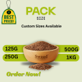Flax Seeds (Alsi ke Beej) – 100% Natural & Premium Quality | Fresh, Healthy & Delicious | 125g, 250g, 500g, 1kg | Swaad Dry Fruits. 