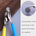 Tracing Wheel Style for tailor.Tracing Wheel Sewing Tool, Plastic Handle Needle Point Tracing Wheel, Random Color Tracing Wheel Sewing Tool, Professional Stitch Marking Spacer for Arts and Leather Crafts. 