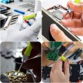 Small Screwdriver Sets Precision Mini Screwdrivers Set Repair Tool Bit Kit with 6PCS Flat Phillips Pentalobe Triwing  for Eyeglass Watch Jewelers Laptop Computer Electronic. 