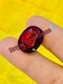 Natural Hessonite Garnet Gomed (Yaqoot) Gemstone 29.15crt ± 1crt For Ring Men,Bracelet,Pendant. 