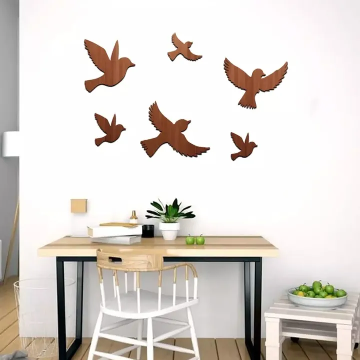 Pack%20of%20Six%20Sparrow%203D%20Flying%20Wooden%20Birds%20for%20Wall%20Decor,%20Kids%20Bedroom%20Wall%20Decoration%20Ideas%20&%20Inspirations%20-%20Image%202
