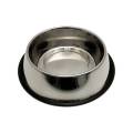 Dog Food Bowl - Large Size - Silver. 