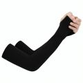 1 Pair Thumb Hole Arm Sleeves for Girls boys Women & Islamic Hijab Wearers UV Protection & Moisture Wicking Perfect for Cycling Running Golf & Outdoor Sports. 